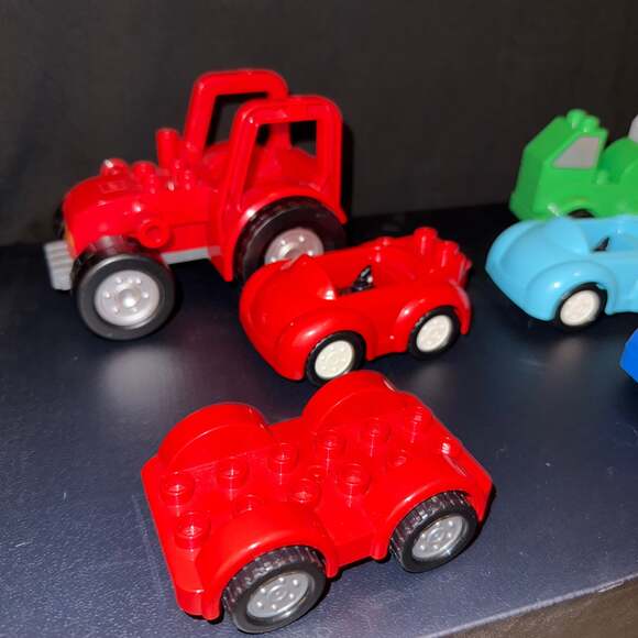 LEGO Duplo Vehicle Set - Cars , Tractors & Trucks Building Blocks Lot - Picture 6 of 6